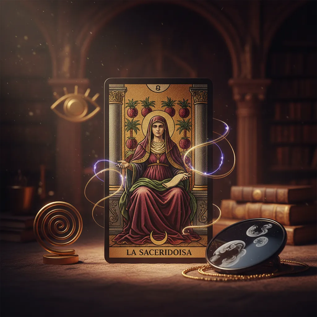 La intuición en el Tarot: El significado de La Sacerdotisa