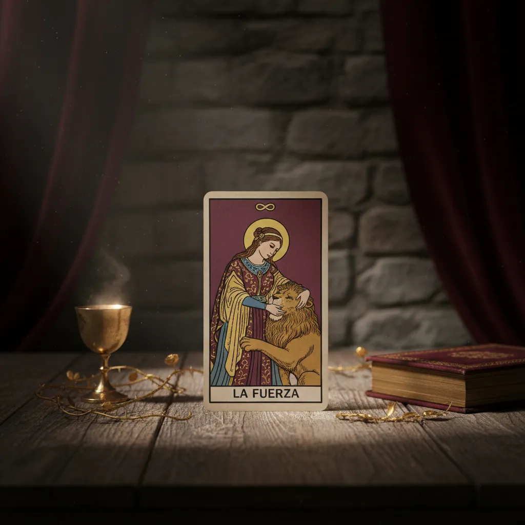 La Fuerza en el Tarot: Significado, Simbolismo y Fuerza Interior