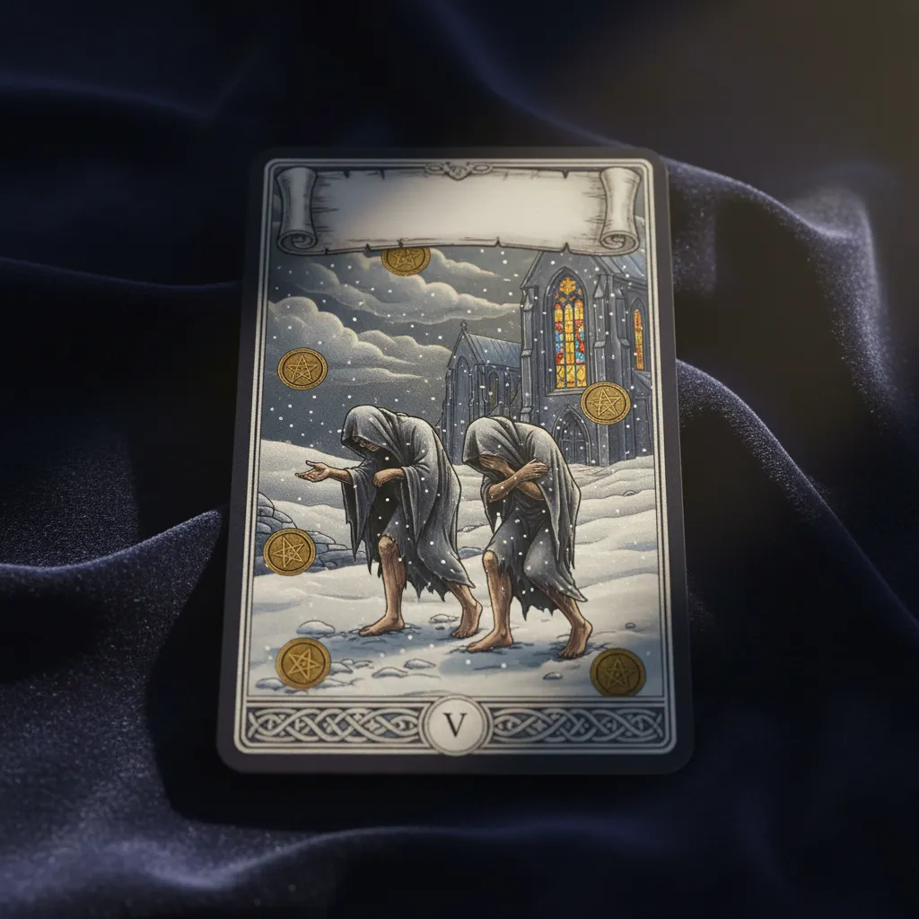 Significado del Cinco de Oros en el Tarot: Superando la adversidad