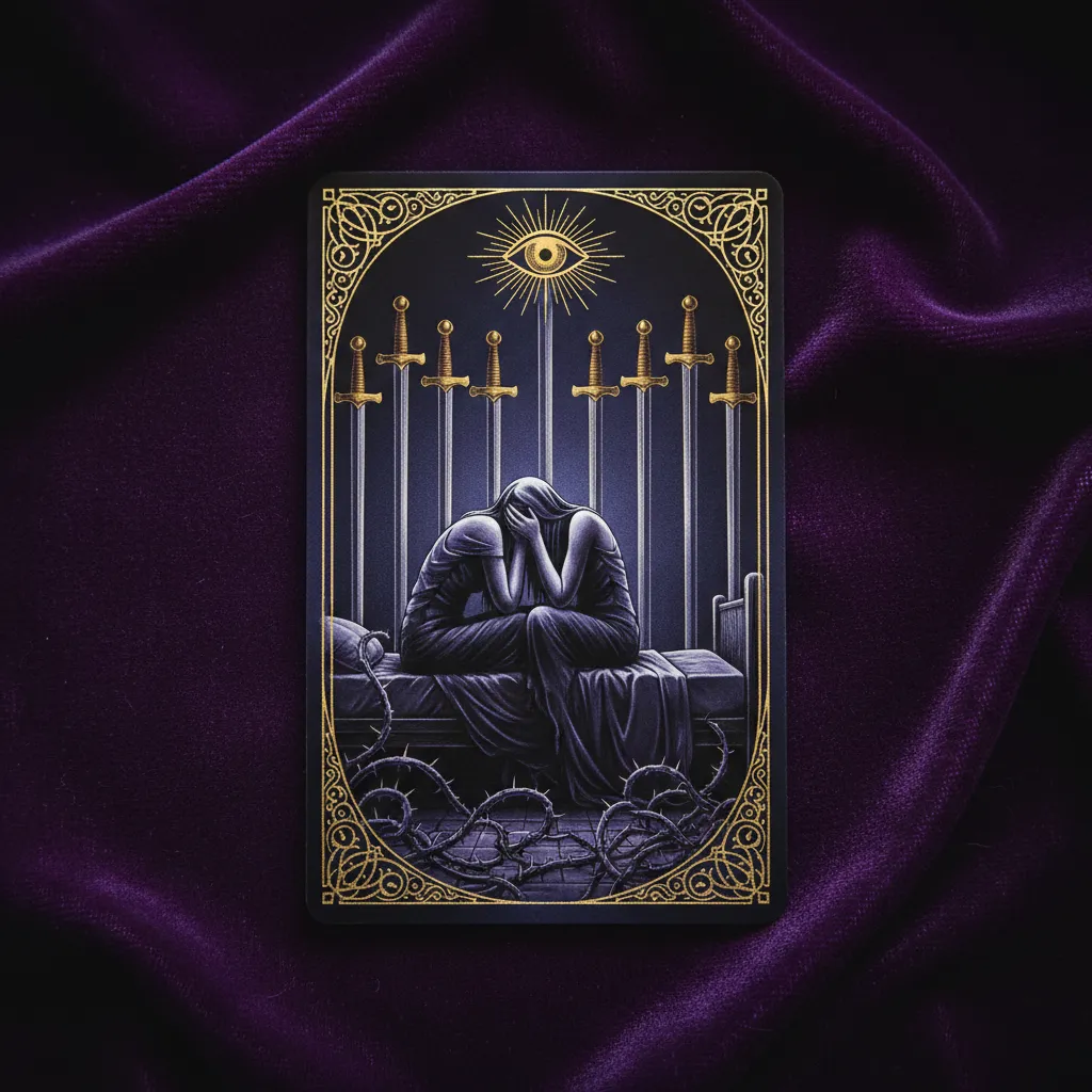 Nueve de Espadas: Significado, ansiedad y cómo superar sus pesadillas