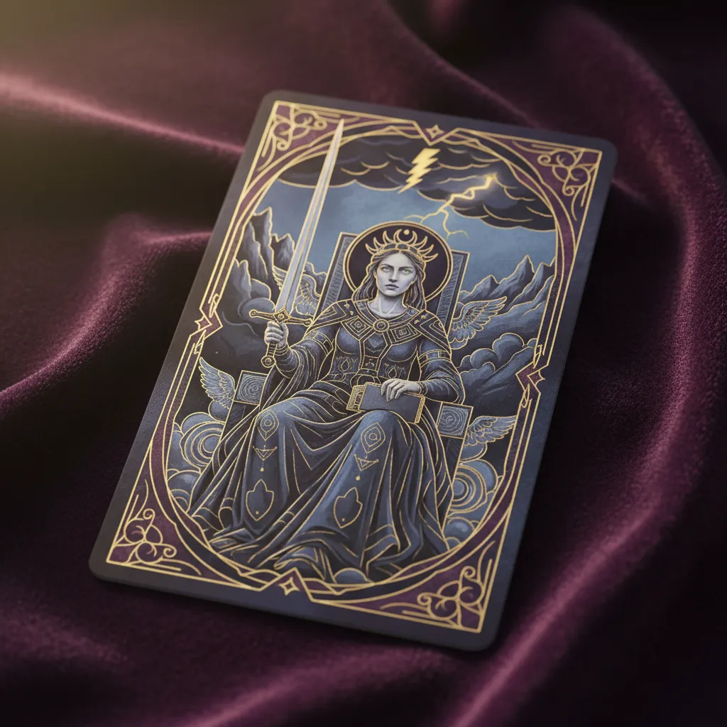 Significado de la Reina de Espadas en el Tarot: Inteligencia y Estrategia