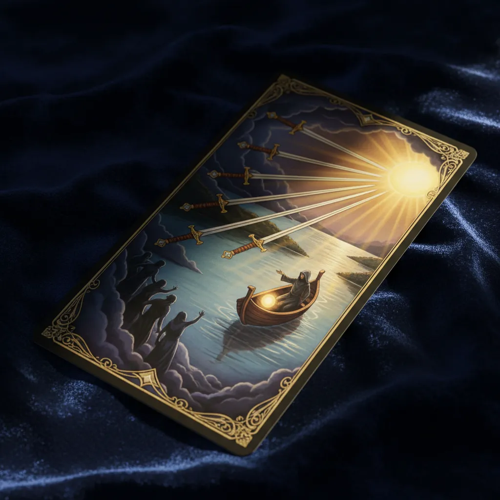 Significado del Seis de Espadas: Interpretación, cambios y simbolismo